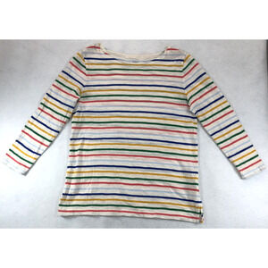 Old Navy Womens Striped Long Sleeve 100% Cotton Shirt Size XS Petite